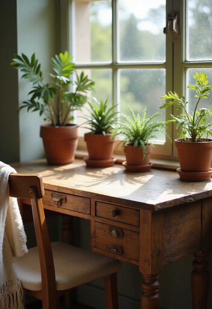 11 California Boho Office Vibes That'll Transform Your Work-from-Home Experience! - 1. Earthy Tones and Natural Materials