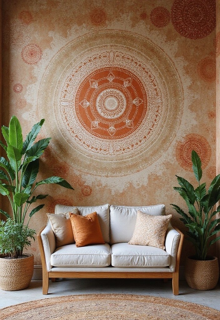 15 Boho Home Decor DIYs That'll Transform Your Space into a Dreamy Oasis! - 11. Boho-Style Wall Mural