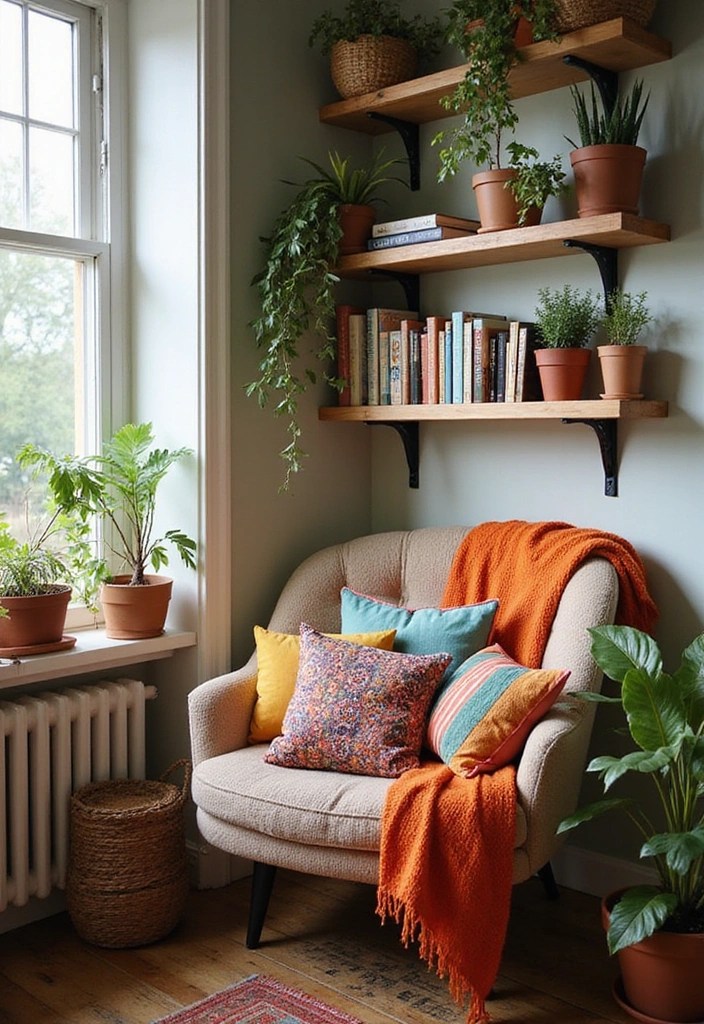 15 Boho Home Decor DIYs That'll Transform Your Space into a Dreamy Oasis! - 15. Cozy Reading Nook
