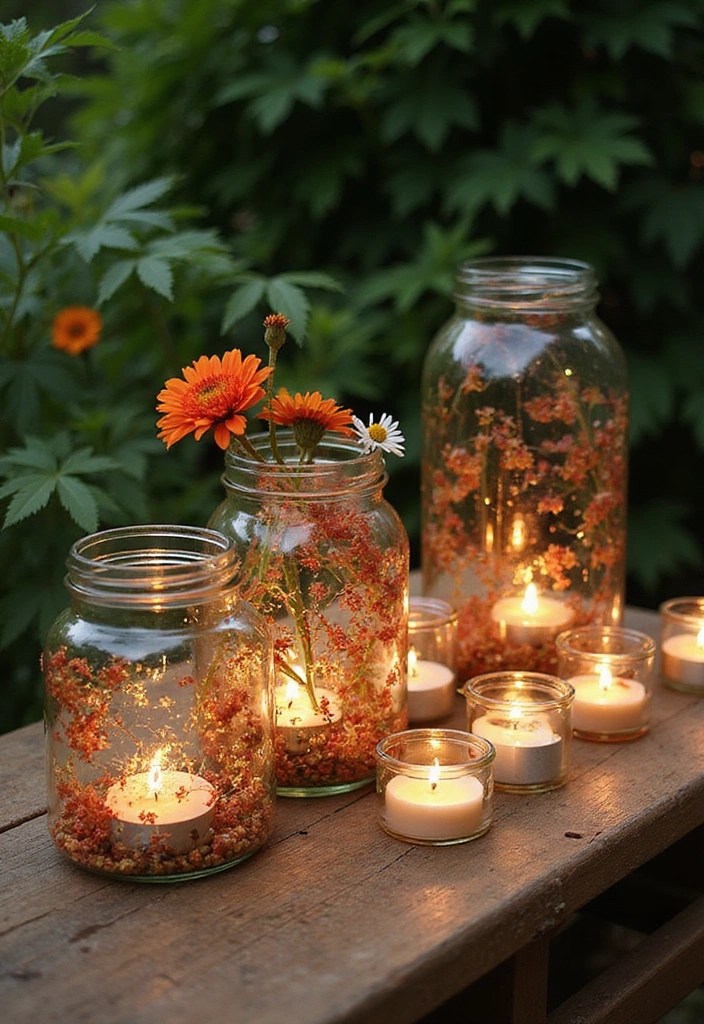 15 Boho Home Decor DIYs That'll Transform Your Space into a Dreamy Oasis! - 7. Upcycled Glass Jars