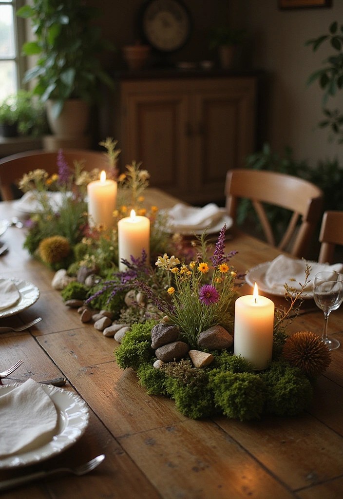 15 Victorian Fairycore Decor Hacks That Make Your Home Feel Like a Storybook! - 12. Create a Nature-Inspired Centerpiece