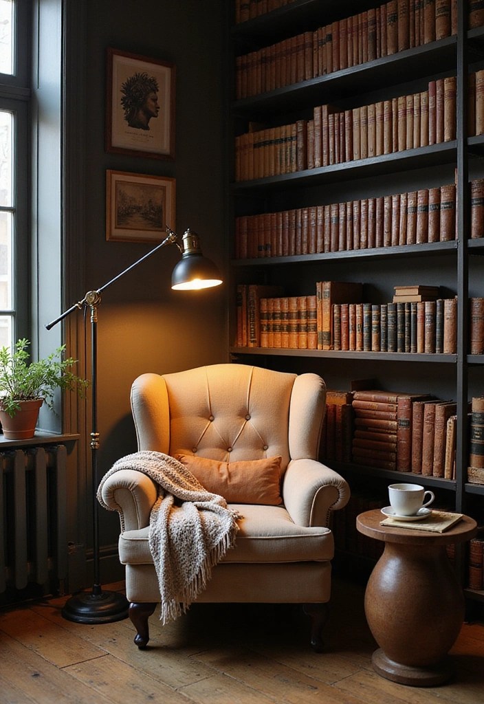 15 Victorian Fairycore Decor Hacks That Make Your Home Feel Like a Storybook! - 4. Create a Reading Nook