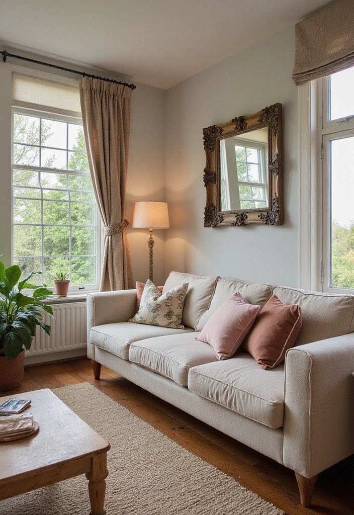 20 Cozy Home Hacks That'll Make You Wish You Never Had to Leave! - 12. Use Mirrors to Enhance Light