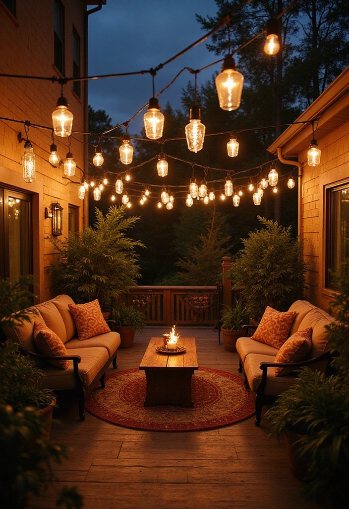 22 DIY Lighting Hacks That Will Brighten Up Your Home (Number 7 Will Shock You!) - 13. Lantern String Lights