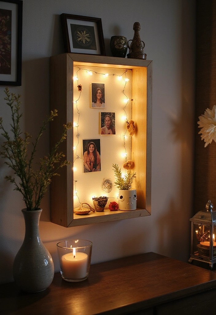 22 DIY Lighting Hacks That Will Brighten Up Your Home (Number 7 Will Shock You!) - 17. DIY Shadow Box Lights