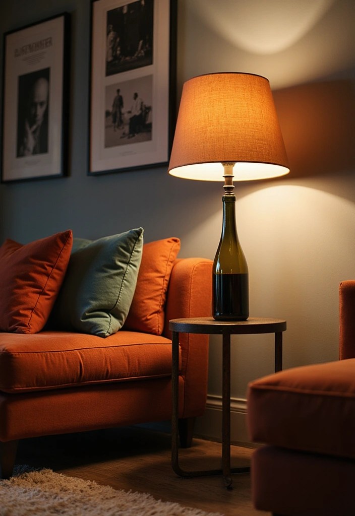 22 DIY Lighting Hacks That Will Brighten Up Your Home (Number 7 Will Shock You!) - 2. Upcycled Wine Bottle Lamps