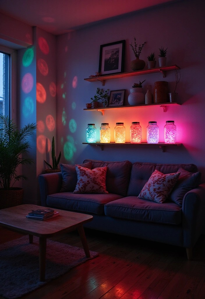 22 DIY Lighting Hacks That Will Brighten Up Your Home (Number 7 Will Shock You!) - 7. Shocking Light-Up Jars