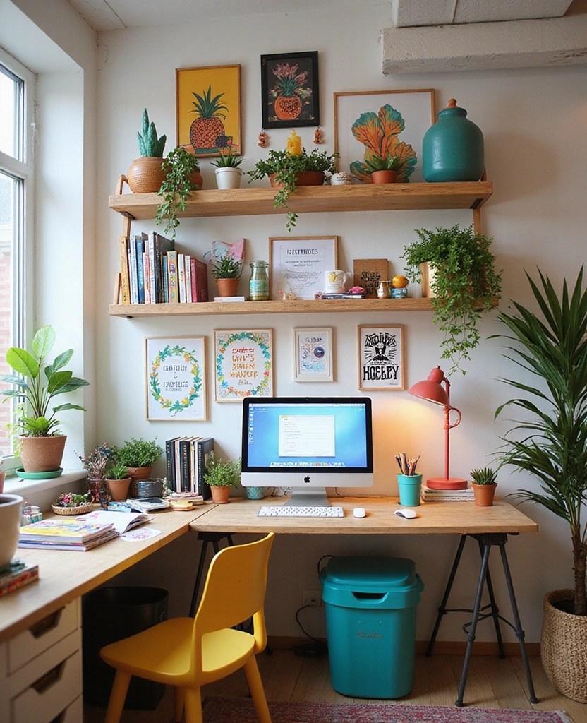 5 WFH Setups Based on Myers-Briggs Personalities - 4. The ENFP: The Vibrant Workspace
