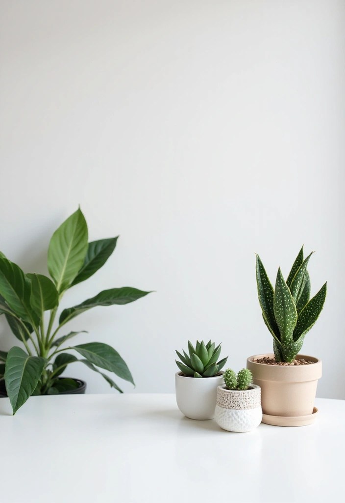 All-White Workspaces That Feel Fresh, Clean & Productive - Accents of Greenery