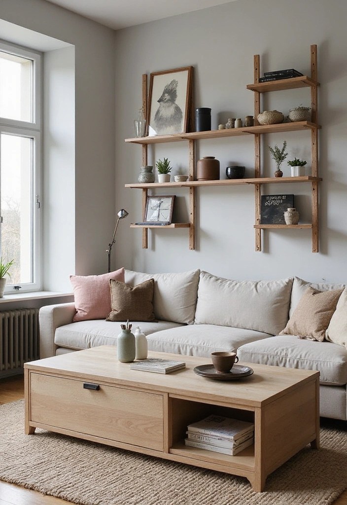 Before and After: Center Your Room Around Coffee with These Stunning Makeover Ideas! - 11. Smart and Functional: Maximizing Space