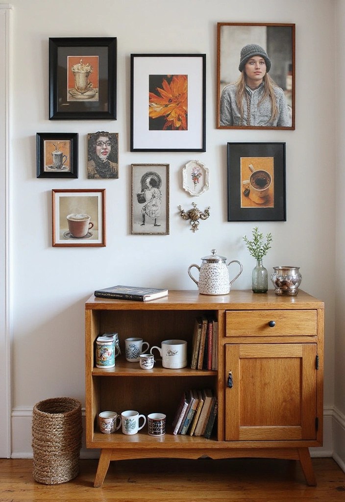 Before and After: Center Your Room Around Coffee with These Stunning Makeover Ideas! - 14. Personal Gallery: Showcase Your Passion