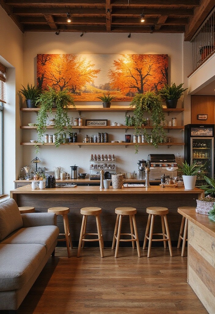 Before and After: Center Your Room Around Coffee with These Stunning Makeover Ideas! - 15. Seasonal Setup: Celebrate the Year