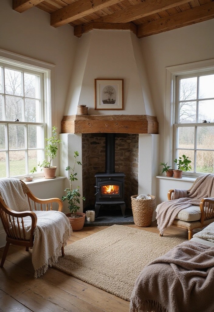 Before and After: Center Your Room Around Coffee with These Stunning Makeover Ideas! - 9. Cozy Cottage: A Warm Retreat