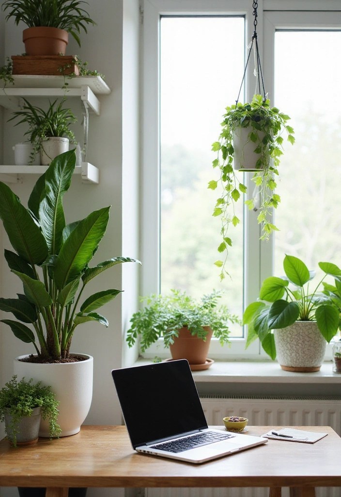 Boomer-Friendly Home Office Hacks for Comfort & Efficiency - 8. Indoor Plants for Fresh Air