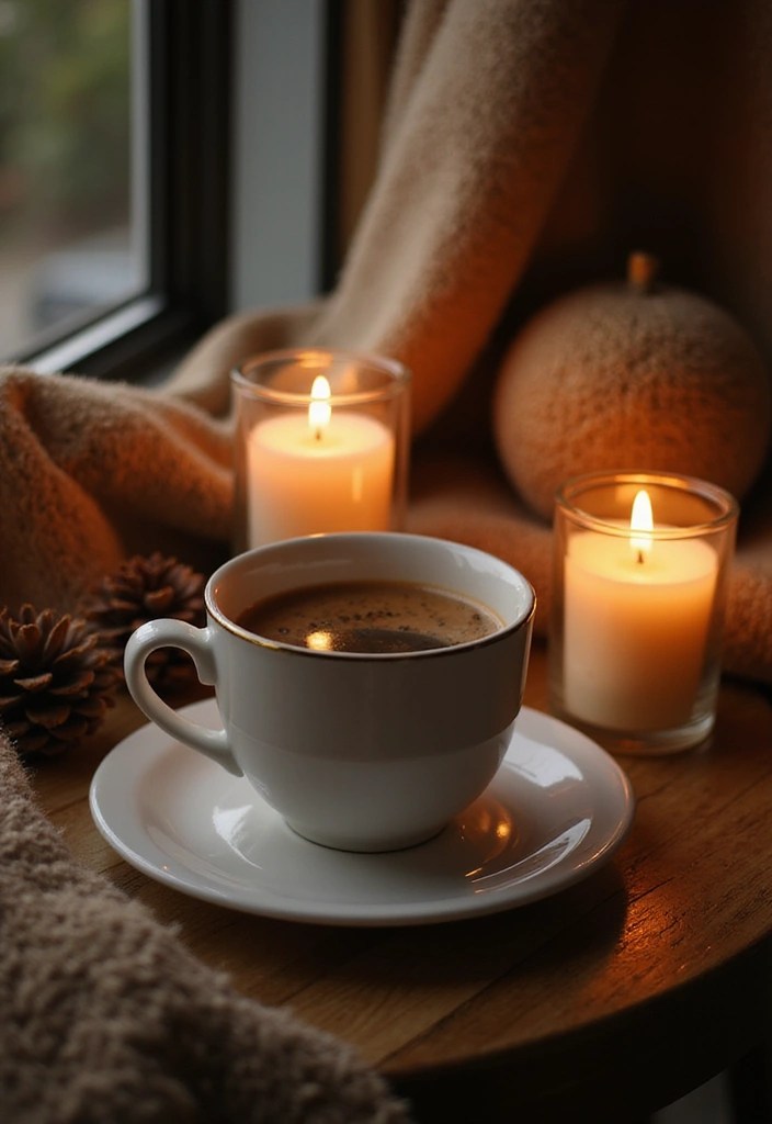 Create a Dreamy Dark Academia Coffee Nook That Inspires Your Soul! - 12. Create a Cozy Atmosphere with Scent