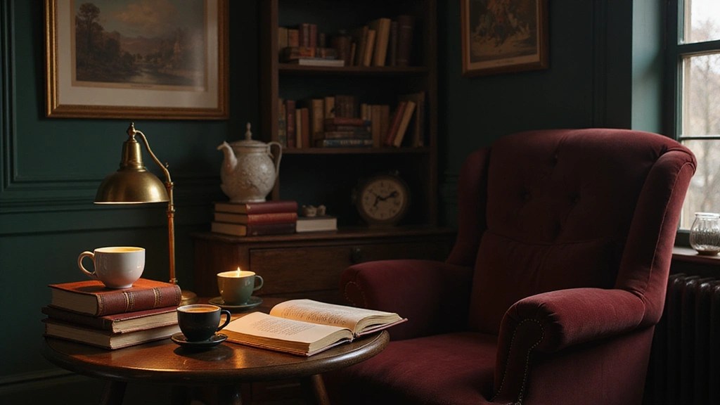 Create a Dreamy Dark Academia Coffee Nook That Inspires Your&nbsp;Soul!