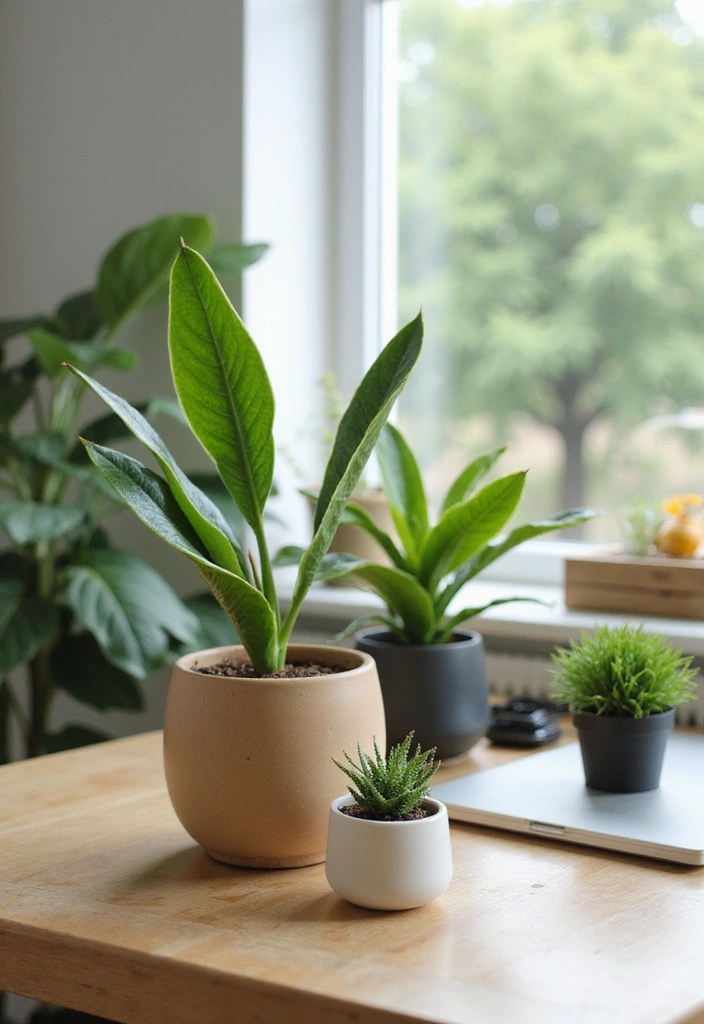 How to Make Your First WFH Space Look Professional on a Budget - 7. Incorporate Greenery