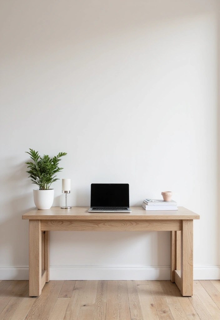 How to Make Your First WFH Space Look Professional on a Budget - 8. Keep It Minimalist