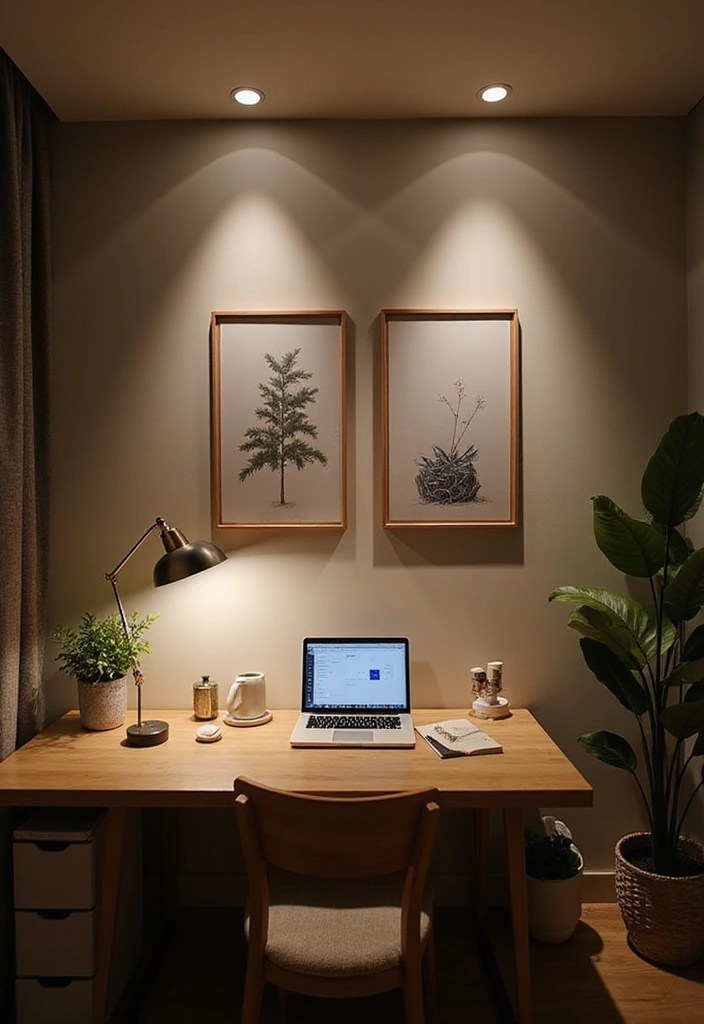 Modern Home Office Ideas That Are Trending Among Gen Z (And Affordable!) - 12. Smart Lighting