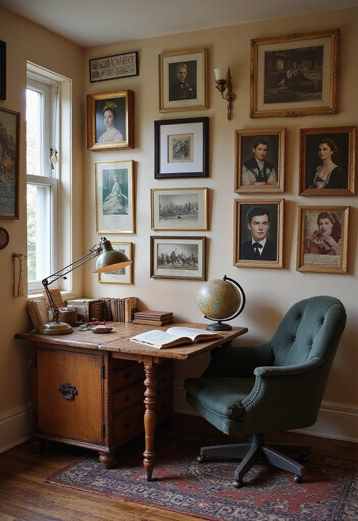 Modern Home Office Ideas That Are Trending Among Gen Z (And Affordable!) - 6. Vintage Accents