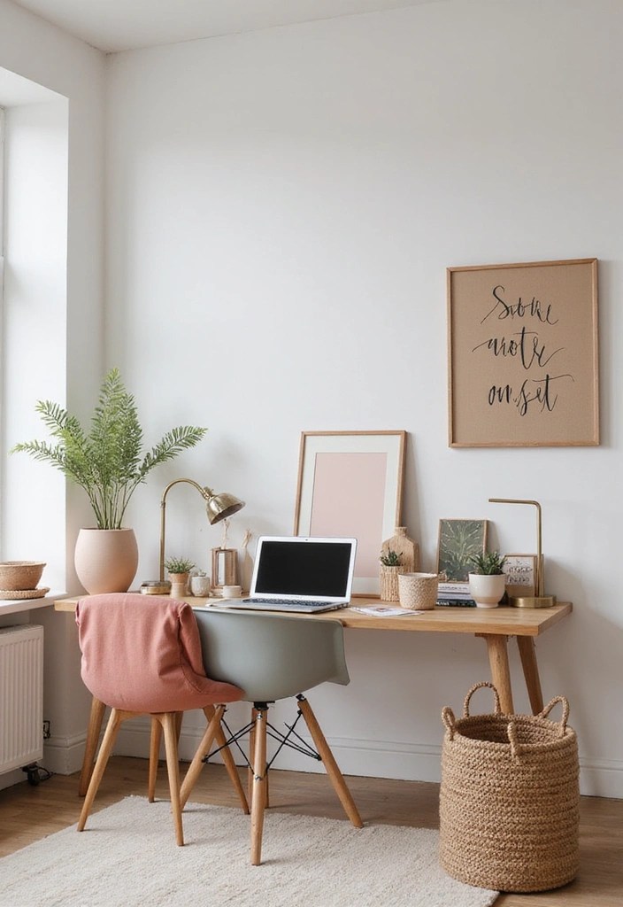 Scandinavian Home Office Inspo for That Nordic Minimalist Look - 12. Seamless Color Coordination