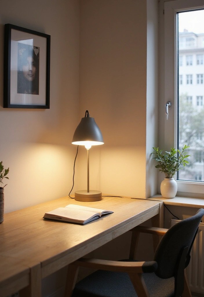 Scandinavian Home Office Inspo for That Nordic Minimalist Look - 5. Thoughtful Lighting Solutions