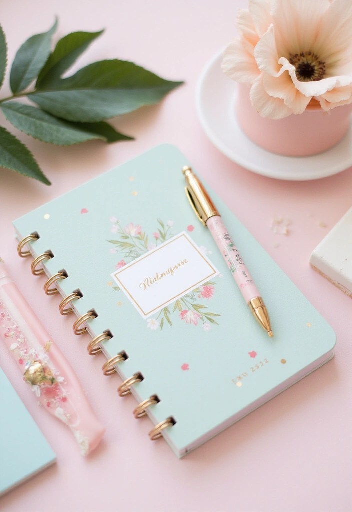 Soft Girl Era Meets Productivity: 9 Pastel Home Office Inspo Ideas to Transform Your WFH Space! - 6. Personalized Stationery