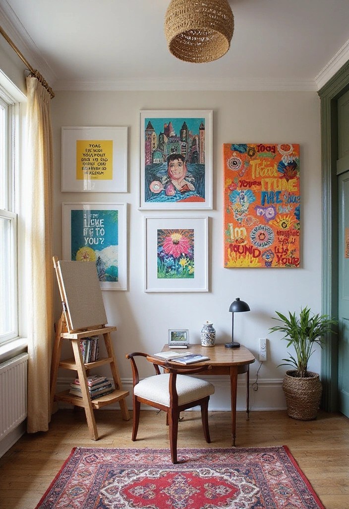 The Ultimate Home Office for Introverts: Calm, Cozy & Focused - 9. Inspiring Art and Decor
