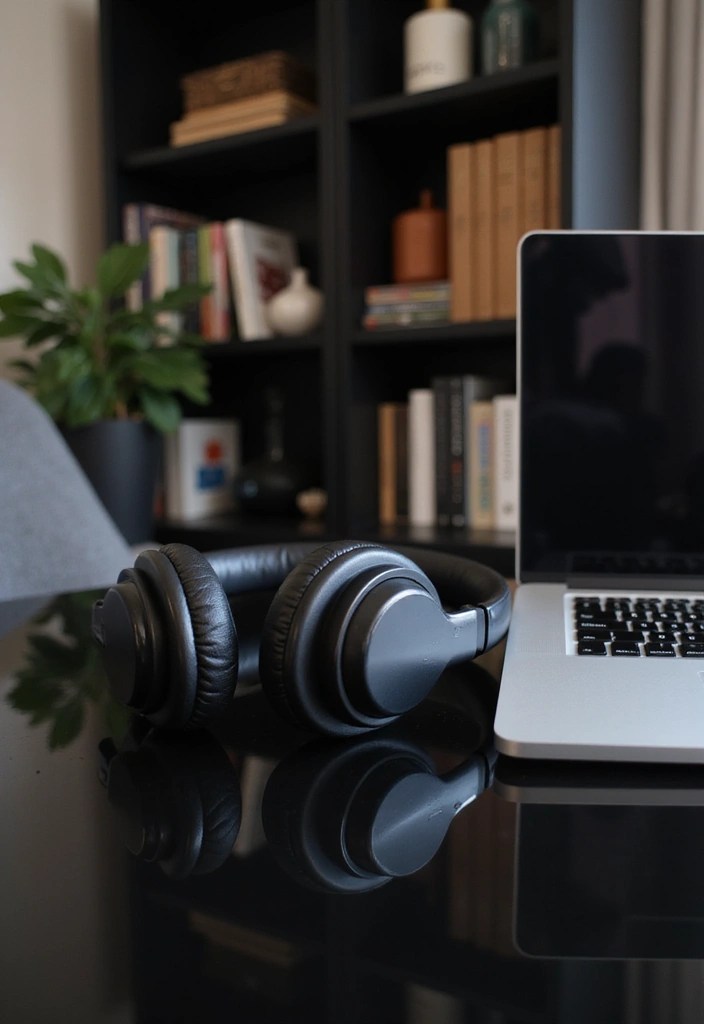 8 Premium Luxe Black Work From Home Accessories to Skyrocket Your Productivity! - 2. Sophisticated Black Noise-Cancelling Headphones