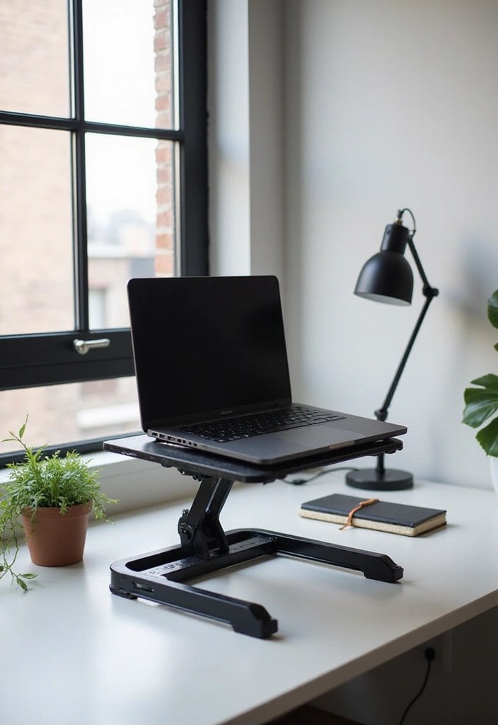 8 Premium Luxe Black Work From Home Accessories to Skyrocket Your Productivity! - 5. Premium Black Adjustable Laptop Stand