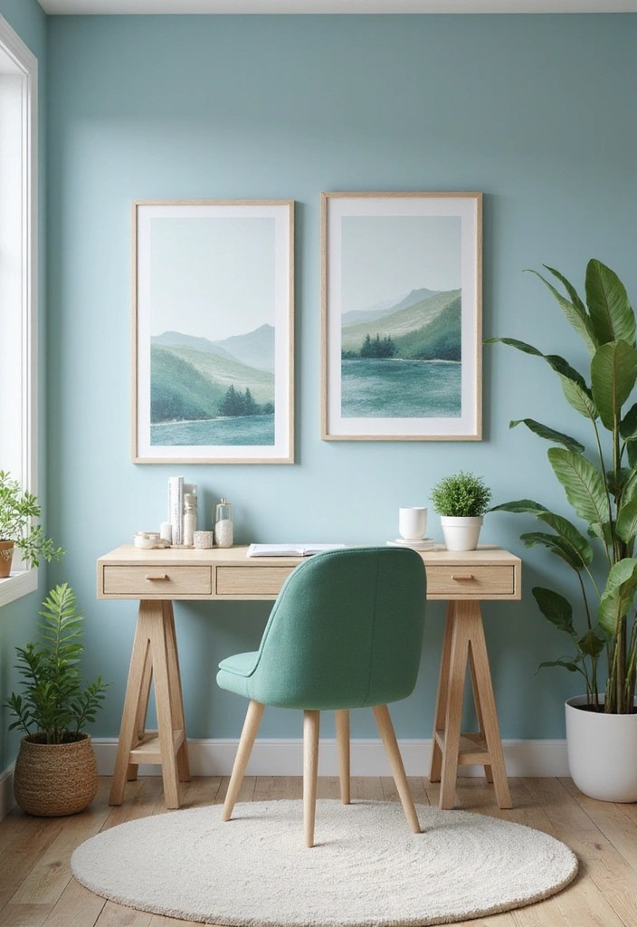 Create a Serene WFH Environment for Your INFJ Soul (You’ll Love #5!) - 3. Use Calming Colors