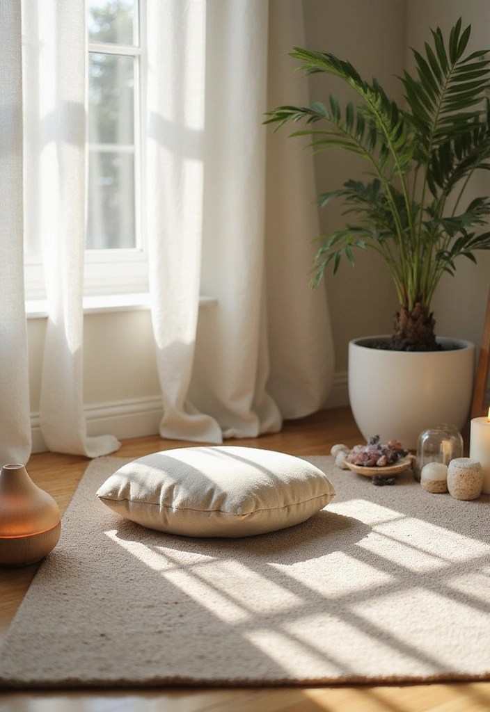 Create a Serene WFH Environment for Your INFJ Soul (You’ll Love #5!) - 5. Set Up a Mindfulness Corner (You’ll Love This!)
