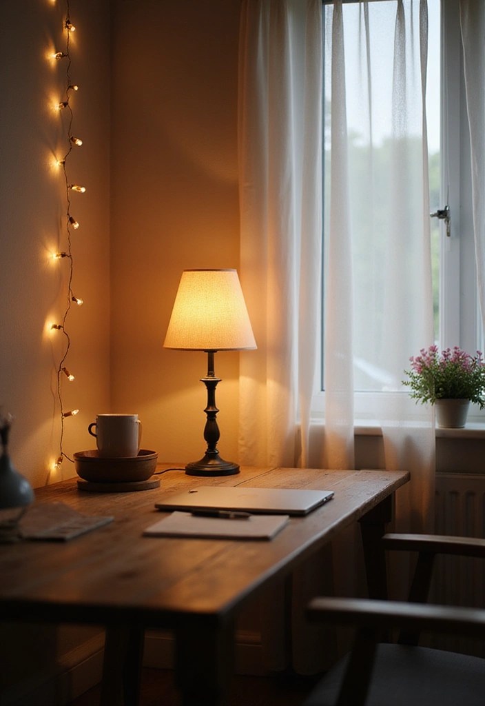 Create a Serene WFH Environment for Your INFJ Soul (You’ll Love #5!) - 7. Integrate Soft Lighting