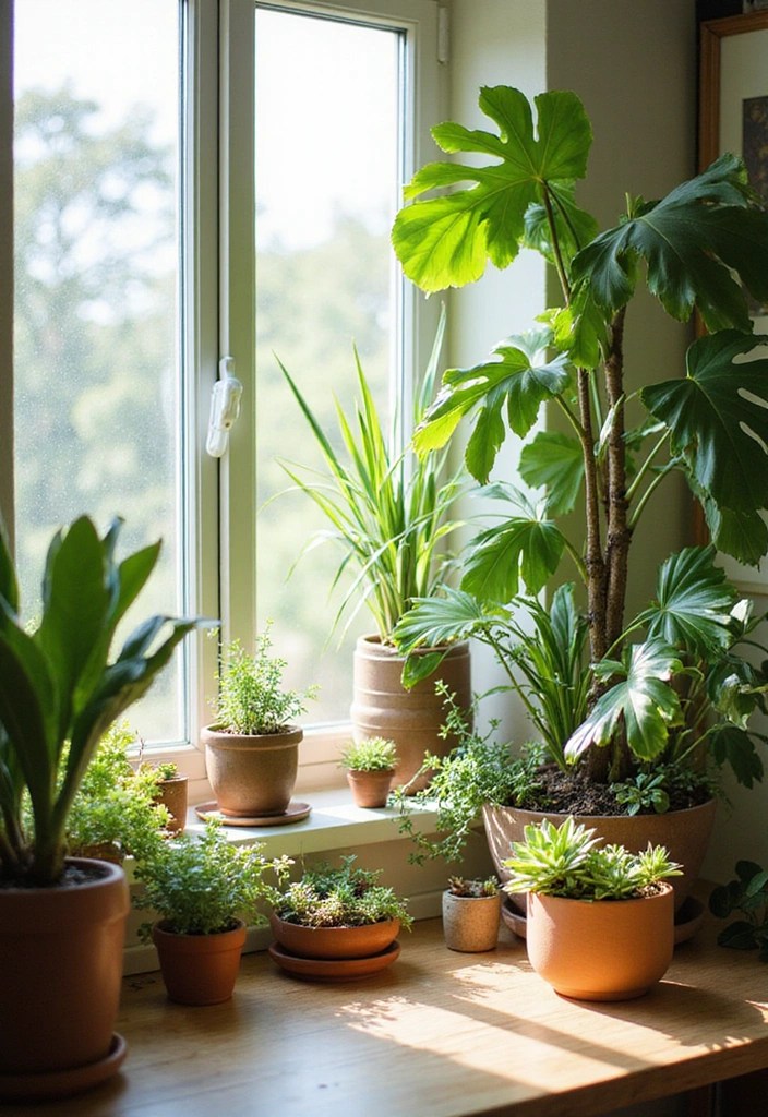 Make Others Jealous with Accents for Your Home Office! - 5. Greenery and Natural Elements