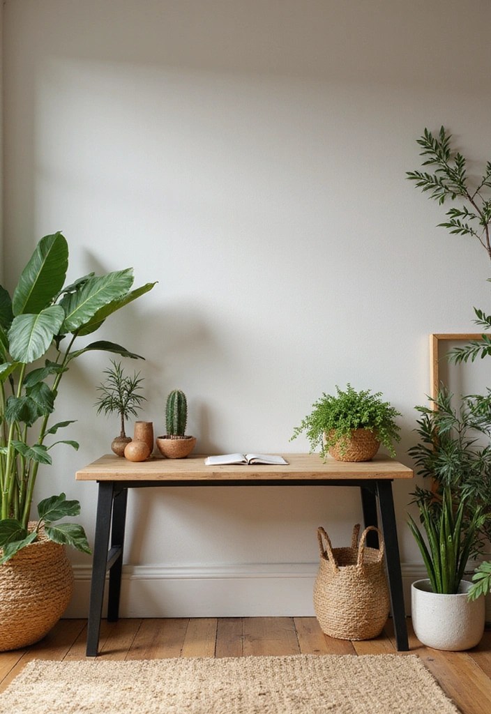 10 WFH Desk Setups for Extroverts That'll Make You the Life of the Zoom Party! - 6. The Nature-Inspired Oasis