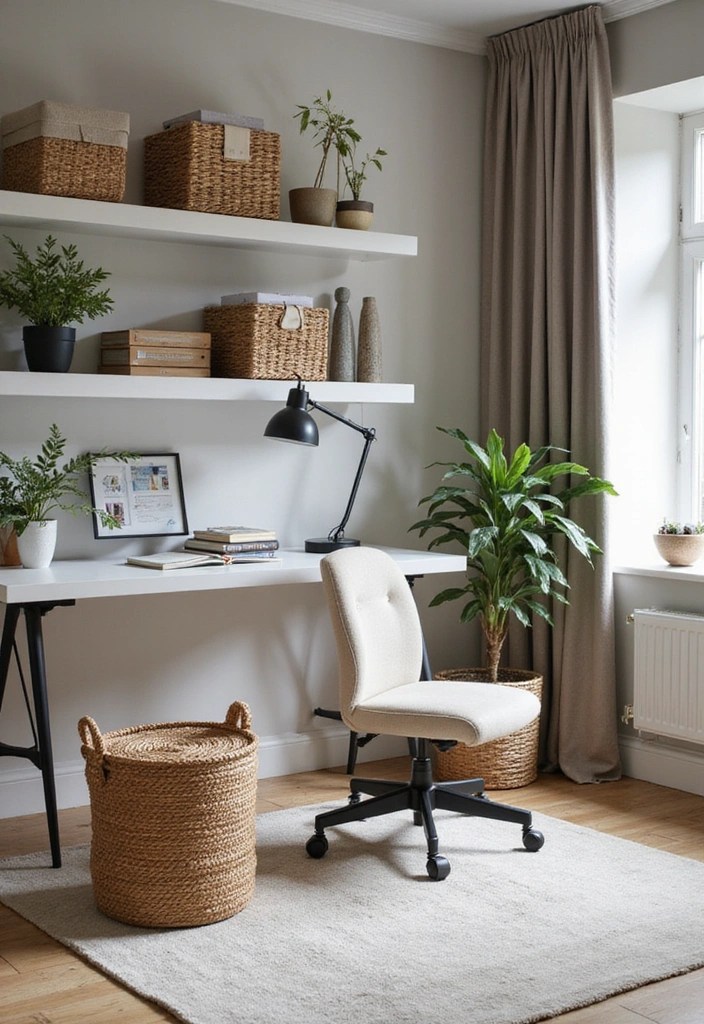 15 Stunning Accent Pieces for Your Home Office That'll Make You Want to Work Overtime! - 12. Chic Storage Solutions