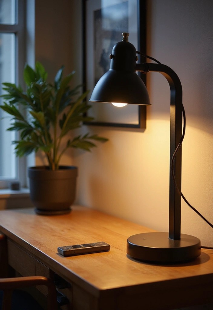 15 Stunning Accent Pieces for Your Home Office That'll Make You Want to Work Overtime! - 6. Statement Lighting