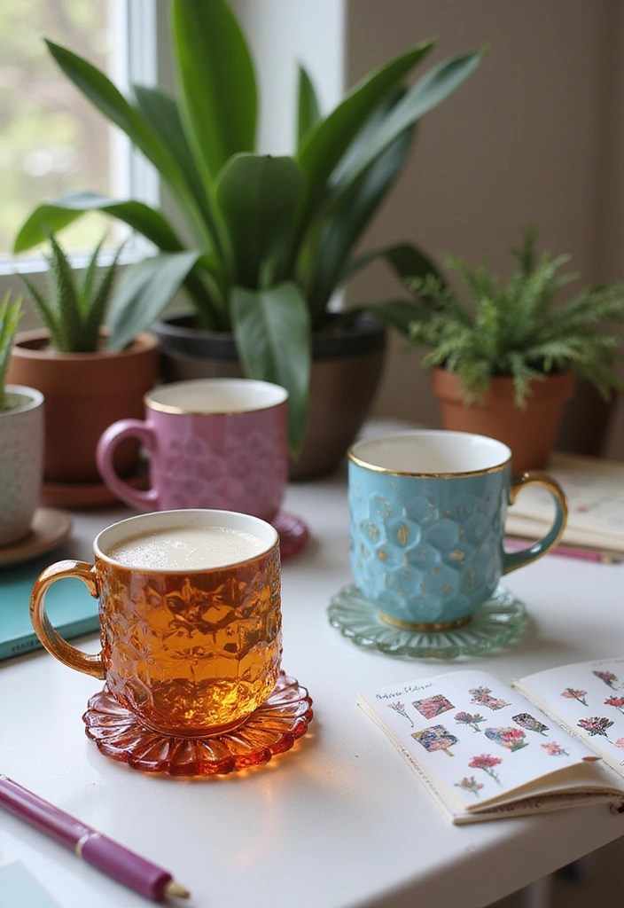 15 Magical Fairycore Office Supplies You Didn't Know You Needed (Check Out #9!) - 11. Crystal Coasters