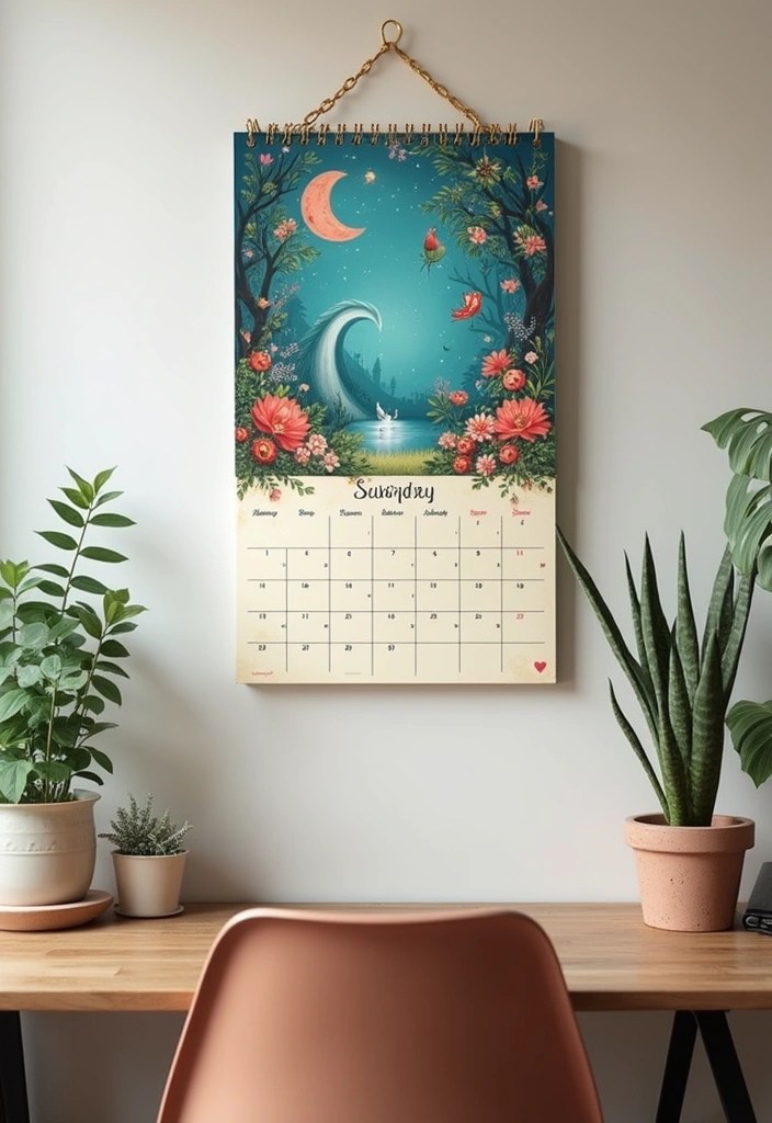15 Magical Fairycore Office Supplies You Didn't Know You Needed (Check Out #9!) - 9. Dreamy Calendar Designs