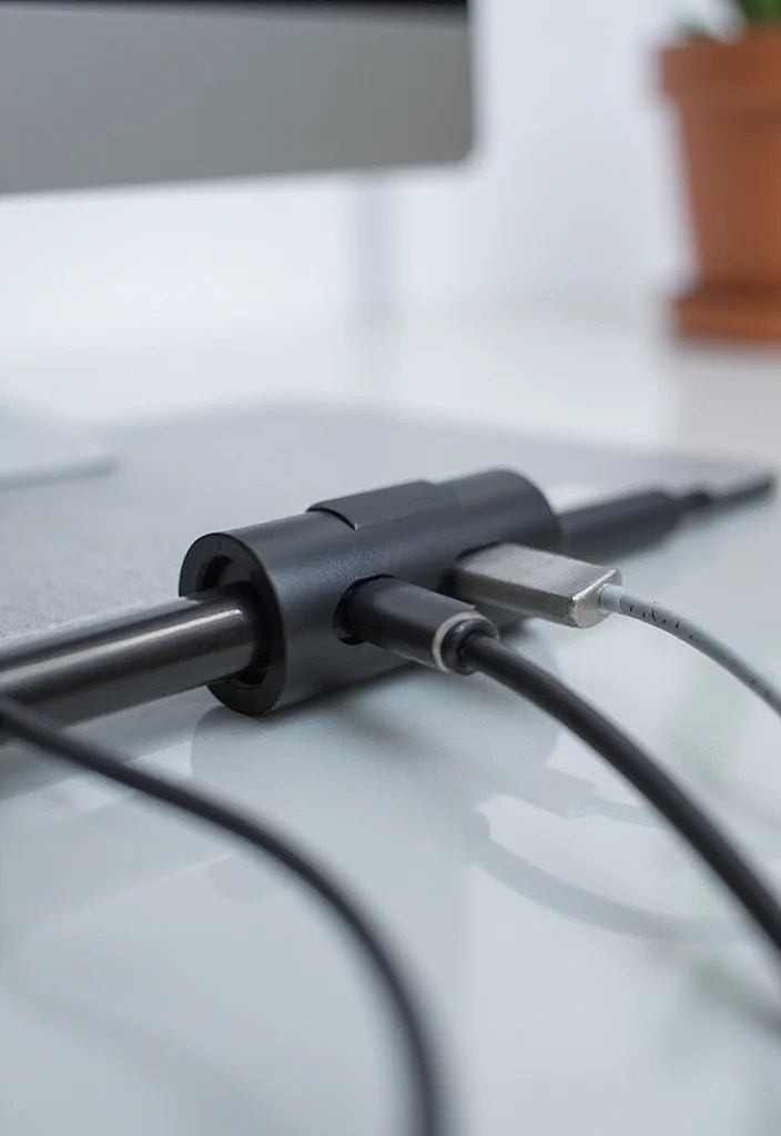 10 Magnetic Cable Organizers That’ll Transform Your Workspace into a Clutter-Free Zone! - 1. Magnetically Sleek: The Magnetic Cable Clip