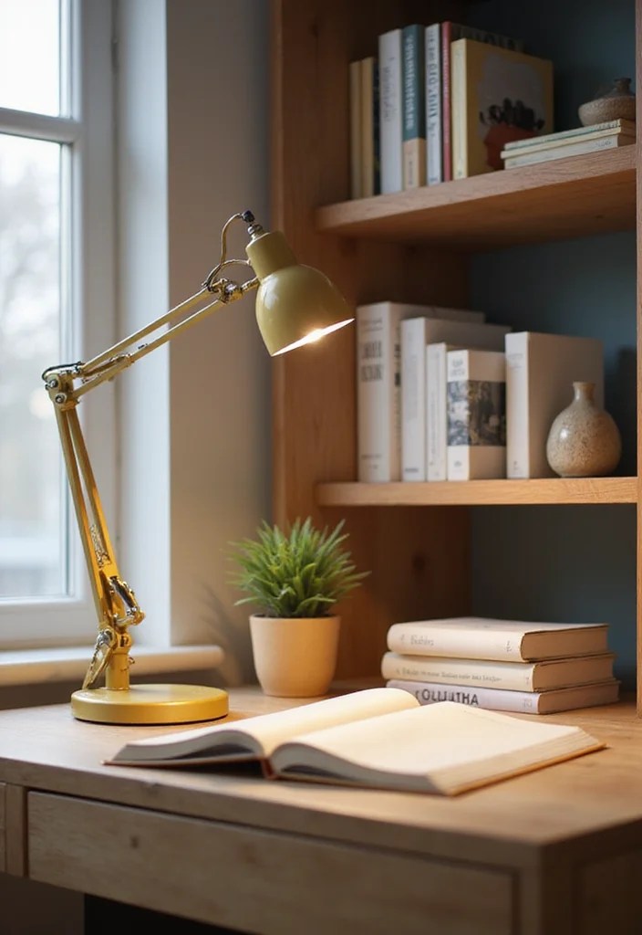 9 Compact Gold Desk Lamps Perfect for Small Spaces (You’ll Love #2!) - 4. The Clever Clip-On