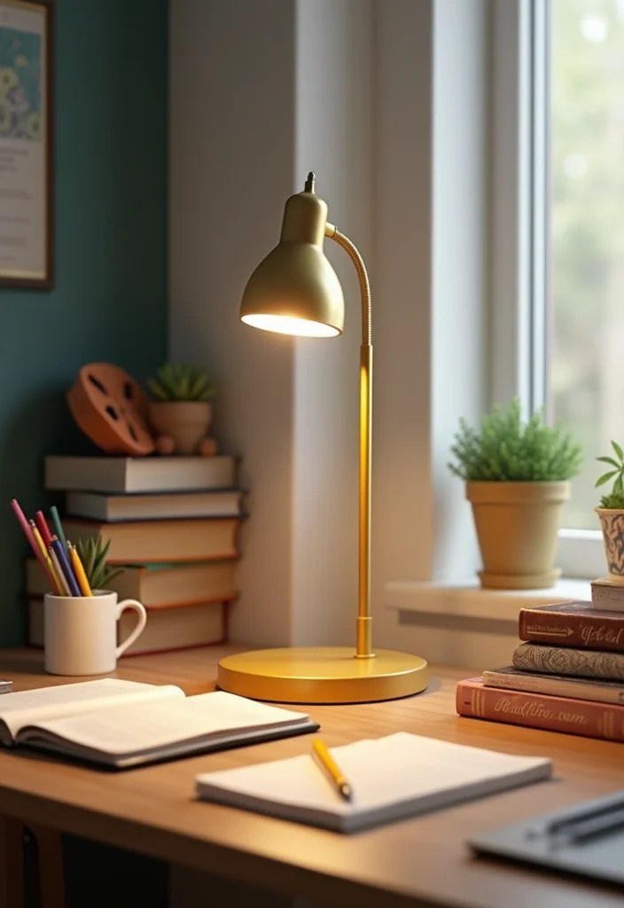 9 Compact Gold Desk Lamps Perfect for Small Spaces (You’ll Love #2!) - 9. The Budget-Friendly Beauty
