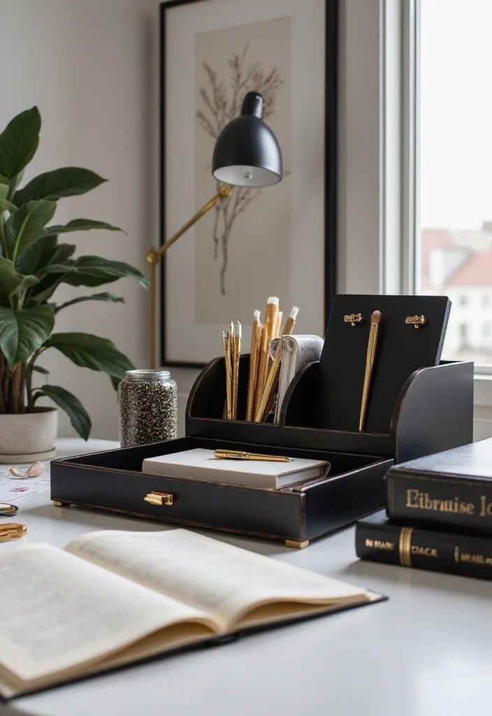 Watch This Desk Go from Cluttered to Chic: Handmade Wooden Organizer Reveal! - 3. Function Meets Fashion