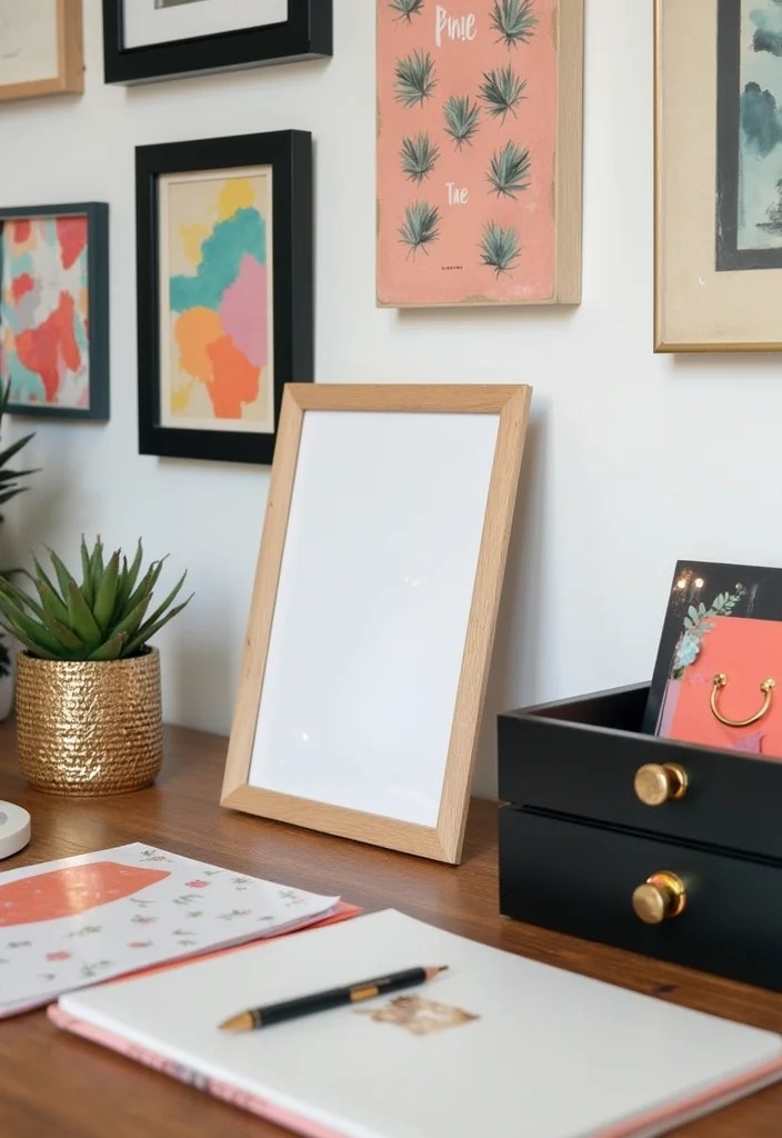 Watch This Desk Go from Cluttered to Chic: Handmade Wooden Organizer Reveal! - 7. Personalize Your Space