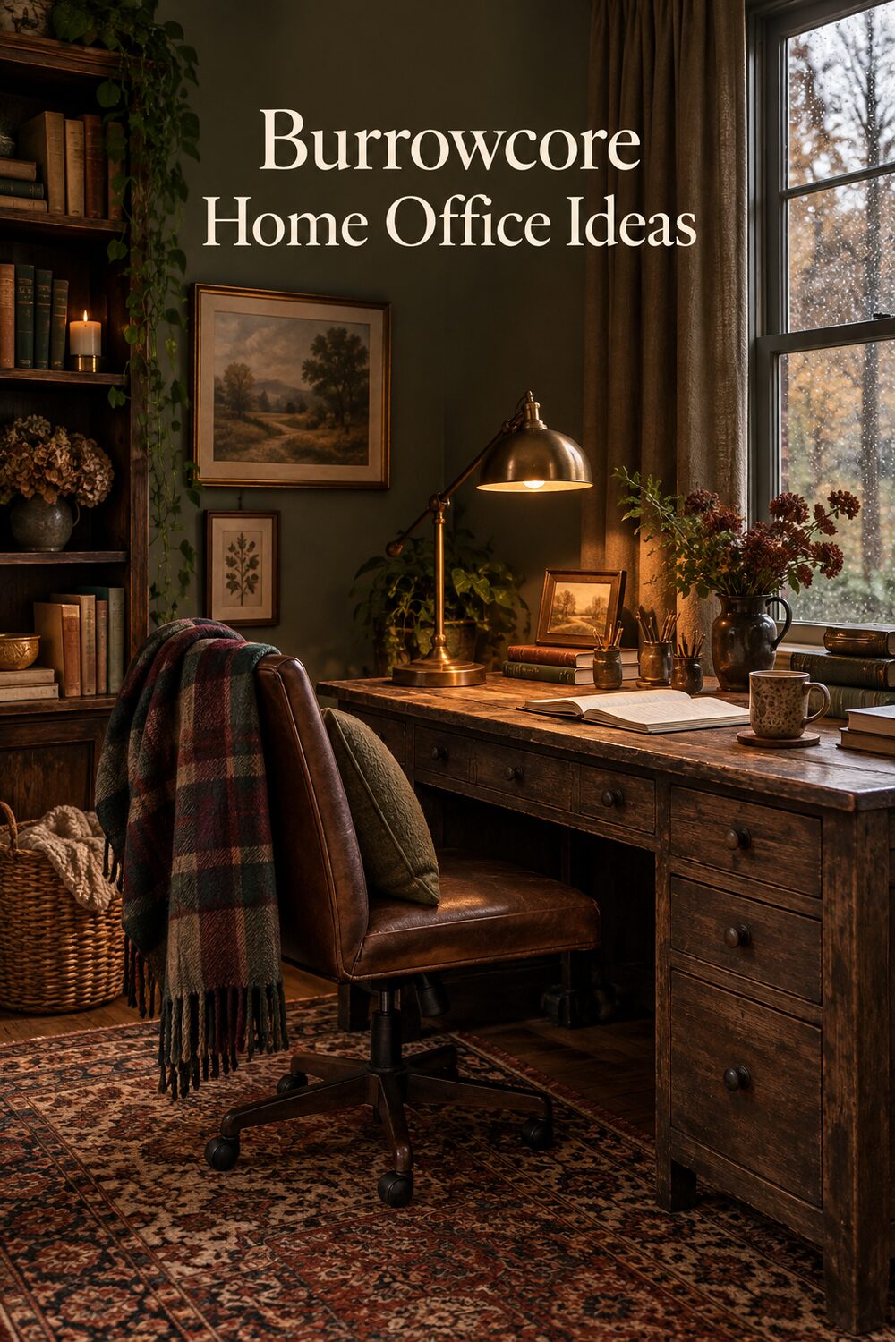 Burrowcore Home Office Ideas: Create a Cozy, Collected Workspace