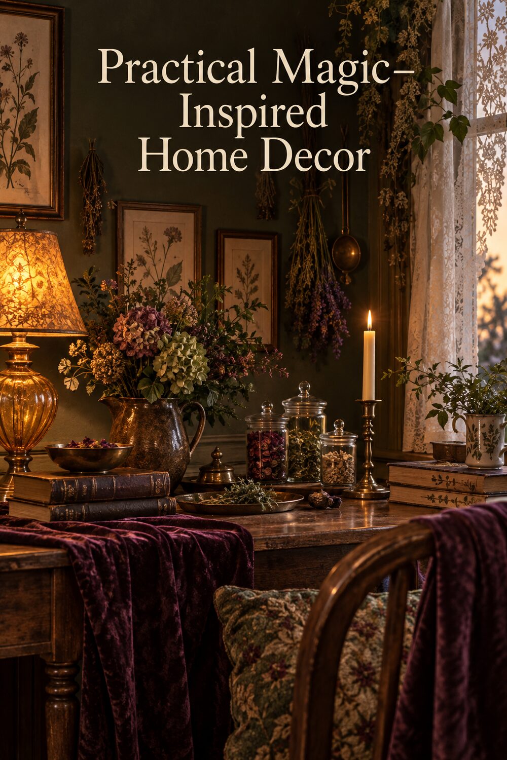 Practical Magic–Inspired Home Decor: A Warm, Enchanted Look for Fall